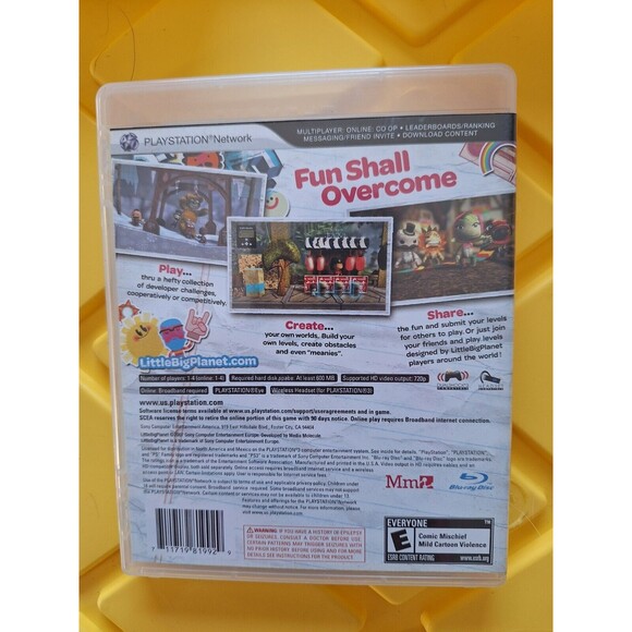 Lot Of 2 PS3 Video Games - Lego Disney Little big Planet - Picture 5 of 5